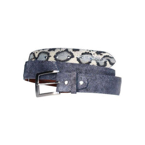 BAD by BREDAL. Fashion Stingray. Limited Edition,Luxury belts womensBlue Sky