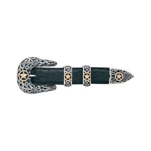 Vogt 925 Silver Sterling 1 inch,Silver buckles menFiligree Ranger