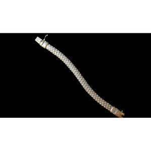 Rope Silver Bracelet - et bredere sølvarmbånd.,Silver buckles menSølv