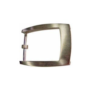 City - Silver buckle brushed 35 mm