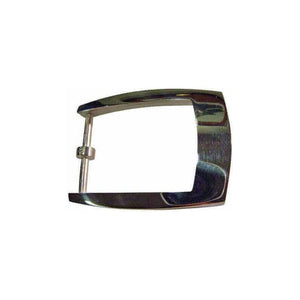 City - Silver buckle glossy 35 mm