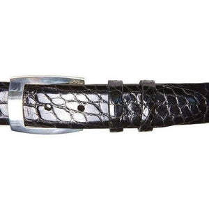 City - Silver buckle 35 mm, Silver buckles men Glossy