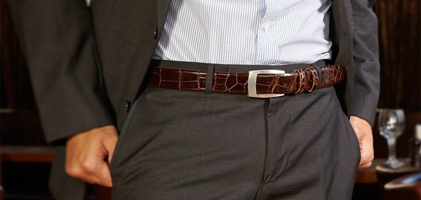 Produksjon av luksusbelter  Louisiana Wild Alligator – ekte lærhåndverk fra Bredal Wild - Bredal Wild - The luxury leather shop.