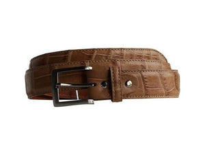 BREDAL Bespoke Matte Wild Alligator 38 mm,Luxury belts men Brun