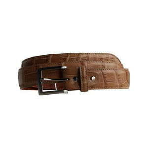 BREDAL Bespoke Matte Wild Alligator 38 mm,Luxury belts menBrun