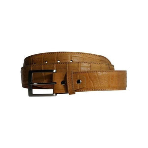 BREDAL Bespoke Matte Wild Alligator 38 mm,Luxury belts menLys gul