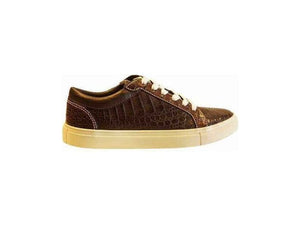 Caiman Crocodile Sneakers - The Executive,SneakersBrown