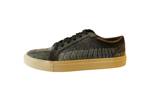 Ostrich Leg Nubuck Sneakers - The matchmaker