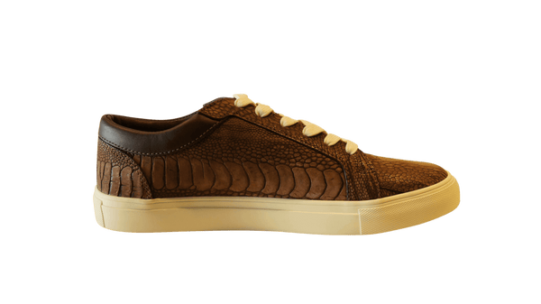 Ostrich Leg Nubuck Sneakers - The matchmaker