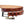Slim Glossy Cognac Alligator skinnbelte