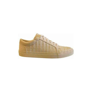 Caiman Crocodile Sneakers - The Executive,SneakersWhite