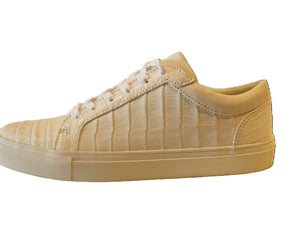 Caiman Crocodile Sneakers - The Executive,Sneakers White