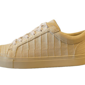 Caiman Crocodile Sneakers - The Executive,Sneakers White