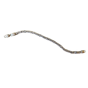 Cluster Rope Silver Bracelet - sølv armbånd laget i Thailand.,Silver buckles men Sølv