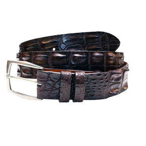 Crocodile Hornback. 38 mm. Men,Luxury belts men Brown