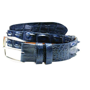 Crocodile Hornback. 38 mm. Men,Luxury belts men Navy