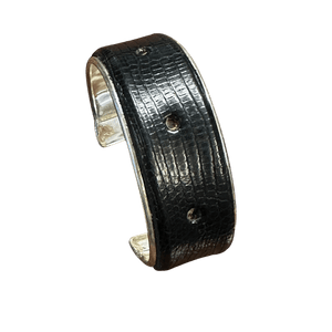 Cuffs i eksotiske skinn,Armbånd lady Øgle