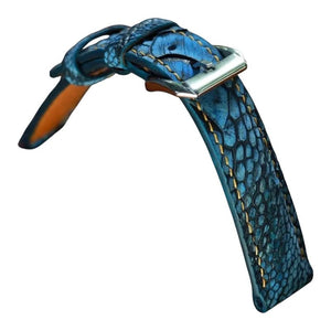 Blue Waxed OstrichLeg (Scaled)