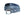 Ostrich Leg two - coloured handpainted,Luxury belts men Navy / hvit