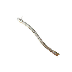 Rope Silver Bracelet - et bredere sølvarmbånd.,Silver buckles men Sølv