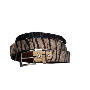 BAD by BREDAL. Fashion Stingray. Limited Edition,Luxury belts womens Zebra