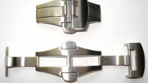 BREDAL Watch straps men Wild Alligator Watch Straps with butterfly buckle. Men