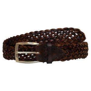 Flettebelte - norsk okseskinn. 35 mm. Håndflettet i Norge.,Luxury belts men34