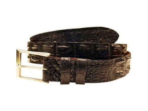 Crocodile Hornback. 38 mm. Men,Luxury belts menBlack