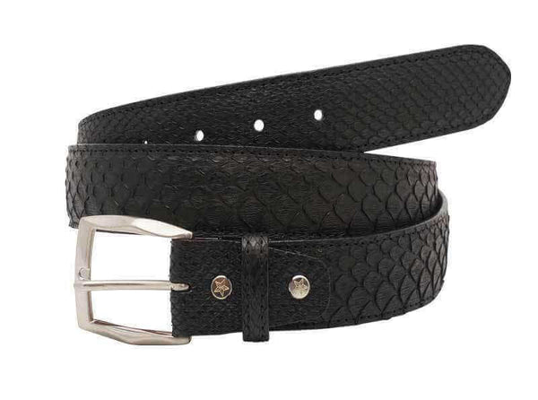 BREDAL Luxury belts men Black Pyton belte 35 mm