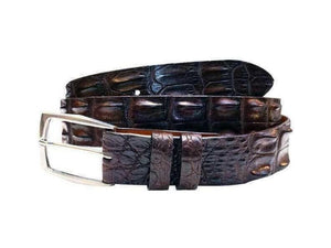 Crocodile Hornback. 38 mm. Men,Luxury belts menBrown