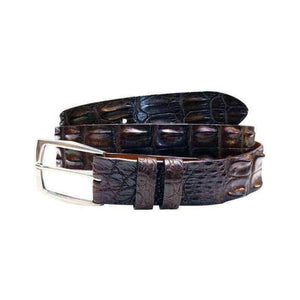 Crocodile Hornback. 38 mm. Men,Luxury belts menBrown