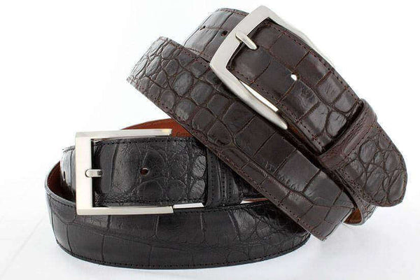 BREDAL Luxury belts men Matte  Crocodile 35 mm